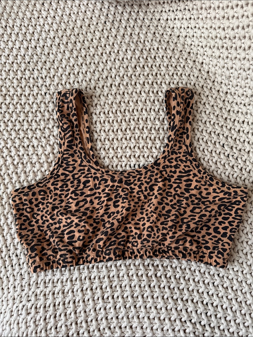 ARQ Wide Strap Bra | Leopard Bra